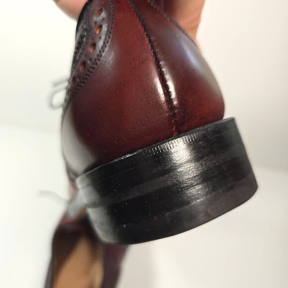 Allen Edmonds Cambridge 8685 Shell Cordovan Wingtip Oxford Burgundy 8.5 D USA main image 15
